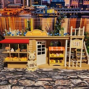 Calico Critters vintage bakery bundle